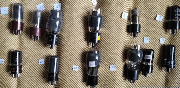 Válvulas 6V6GT y 6V6G muy buenas!!!