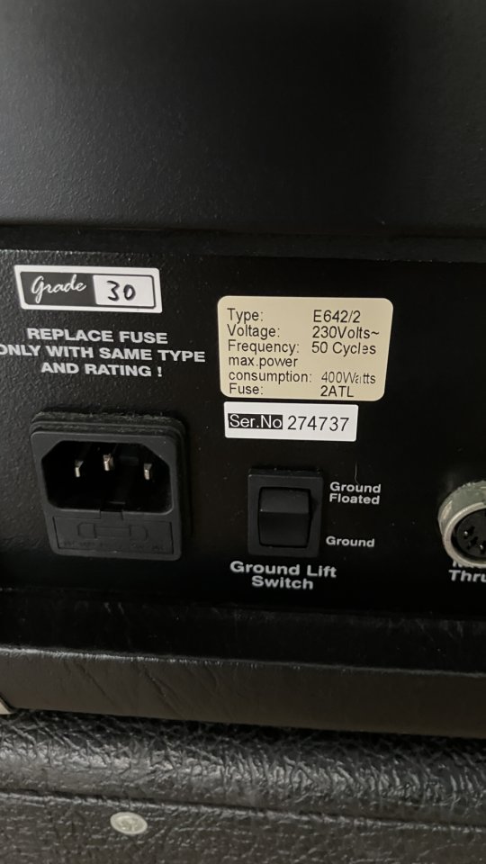 ENGL Invader II 30th Anniversary (E642/2) + Pantalla 4x12