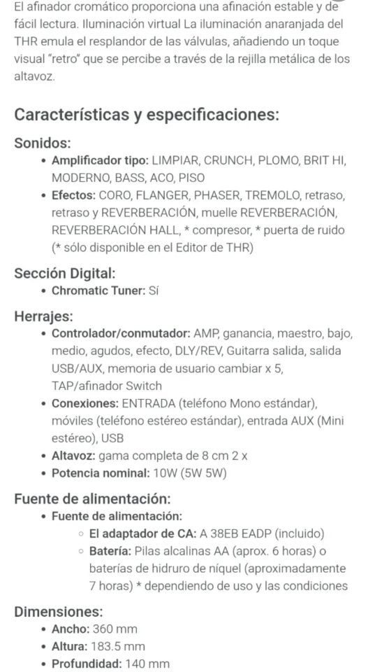 Yamaha THR10 Como Nuevo!! OCASIÓN!!!