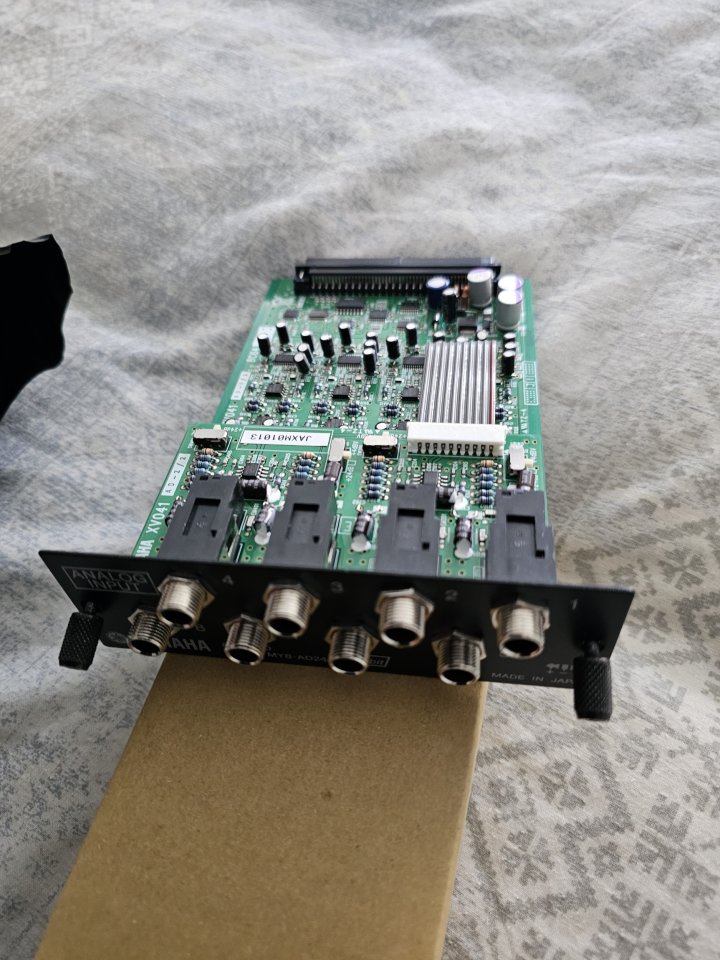 Yamaha MY8-AD24 8-Channel Analog Input Card Mini-YGDAI Japan MY8AD24 24bit