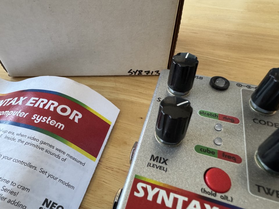 Alexander Syntax Error