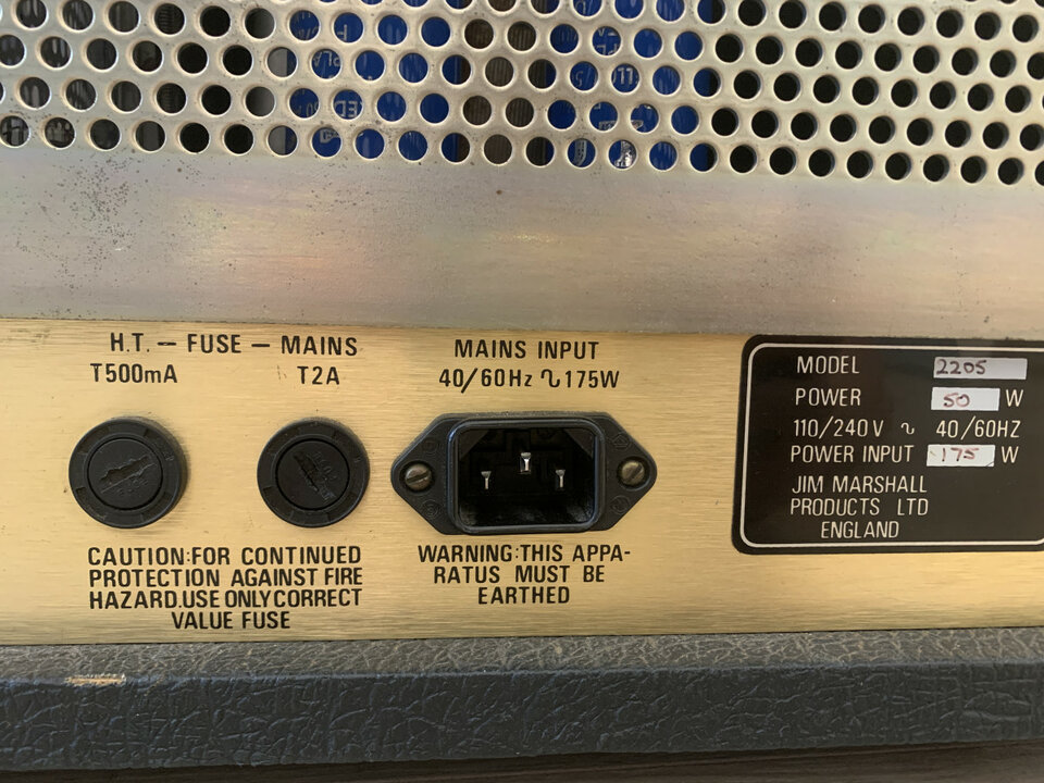 Marshall JCM 800 2205 + 2x12 + flight case