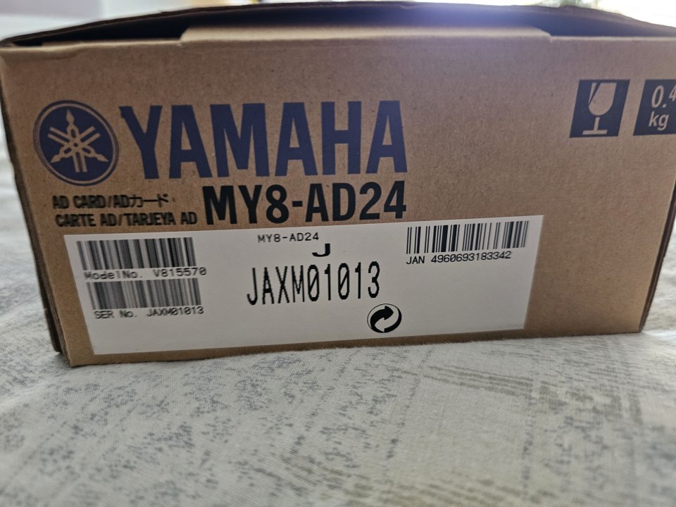 Yamaha MY8-AD24 8-Channel Analog Input Card Mini-YGDAI Japan MY8AD24 24bit