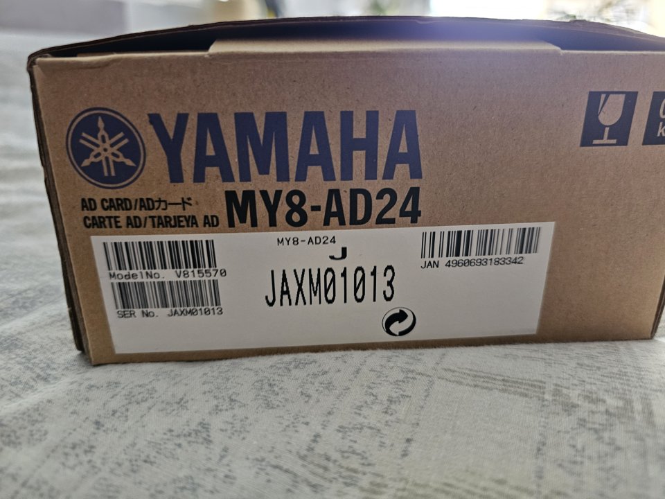 Yamaha MY8-AD24 8-Channel Analog Input Card Mini-YGDAI Japan MY8AD24 24bit
