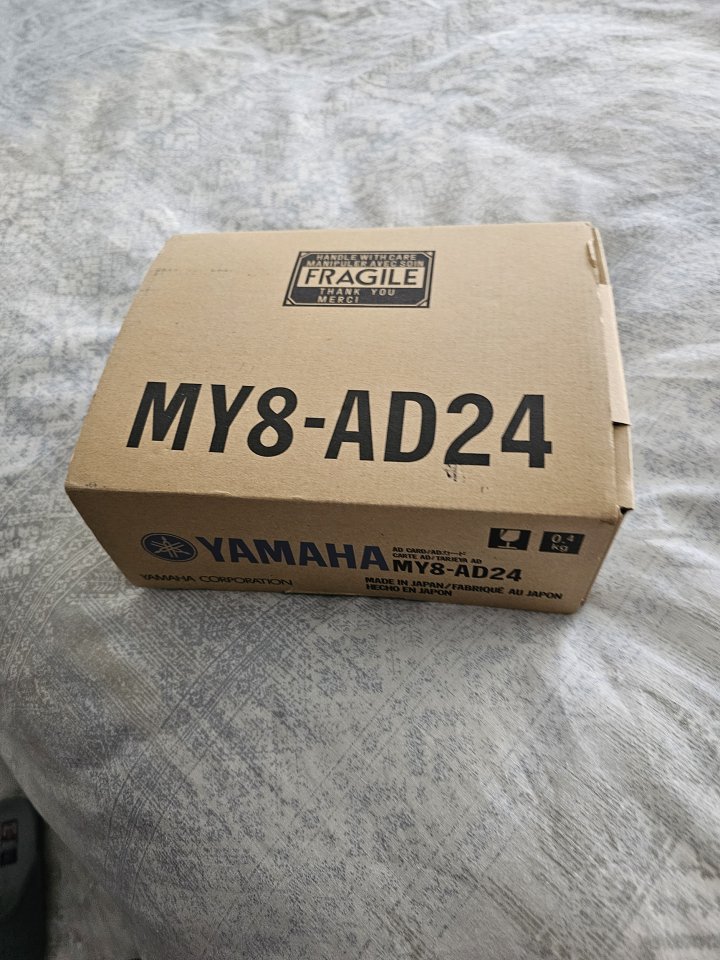 Yamaha MY8-AD24 8-Channel Analog Input Card Mini-YGDAI Japan MY8AD24 24bit