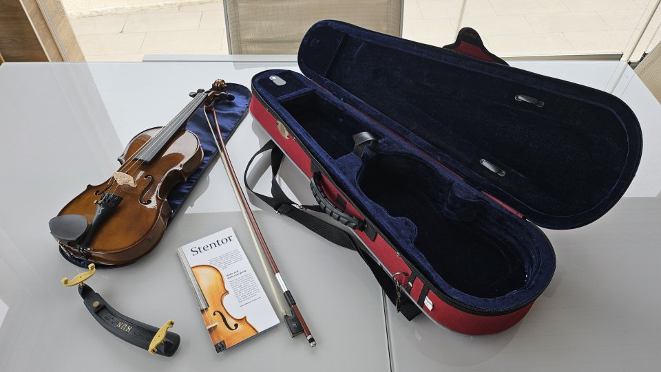 Violín Stentor con almohadilla y estuche de segunda mano · Foto 1 de 10 · Almería · 170 €
