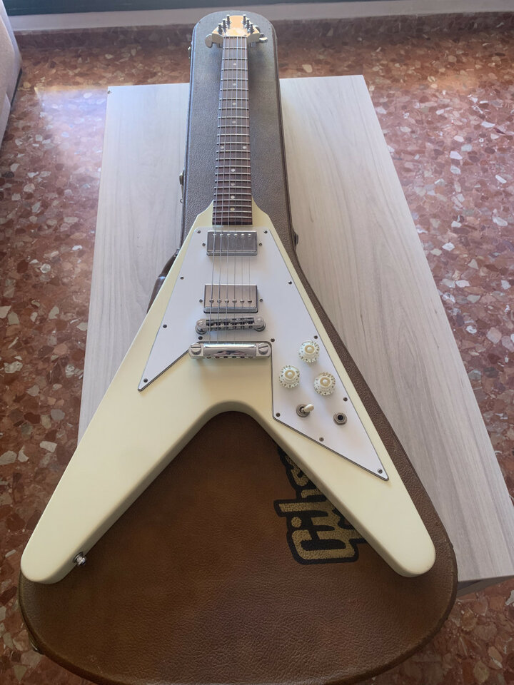 Gibson Japan Limited 70s Flying V Classic White 2015