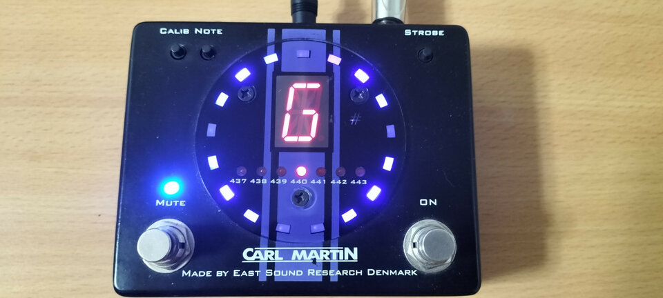 Afinador estroboscópico Carl Martin