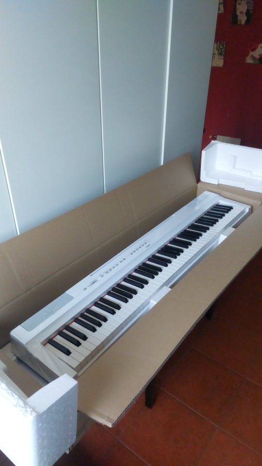 Yamaha P125wh + Accesorios