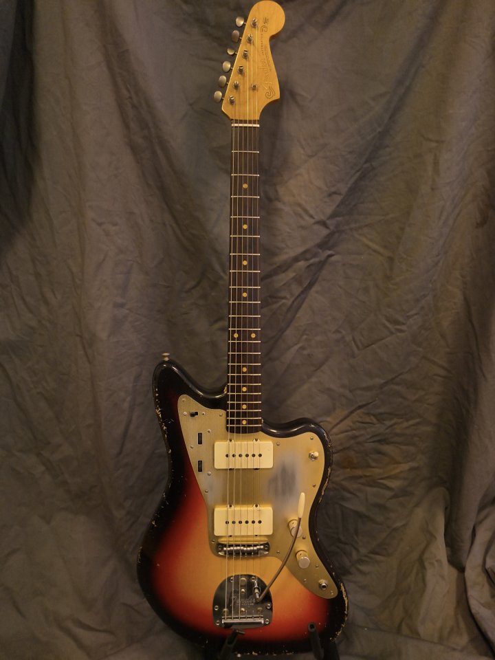 Jazzmaster 59 Partcaster Sunburst MJT, Staytrem, Antiquity