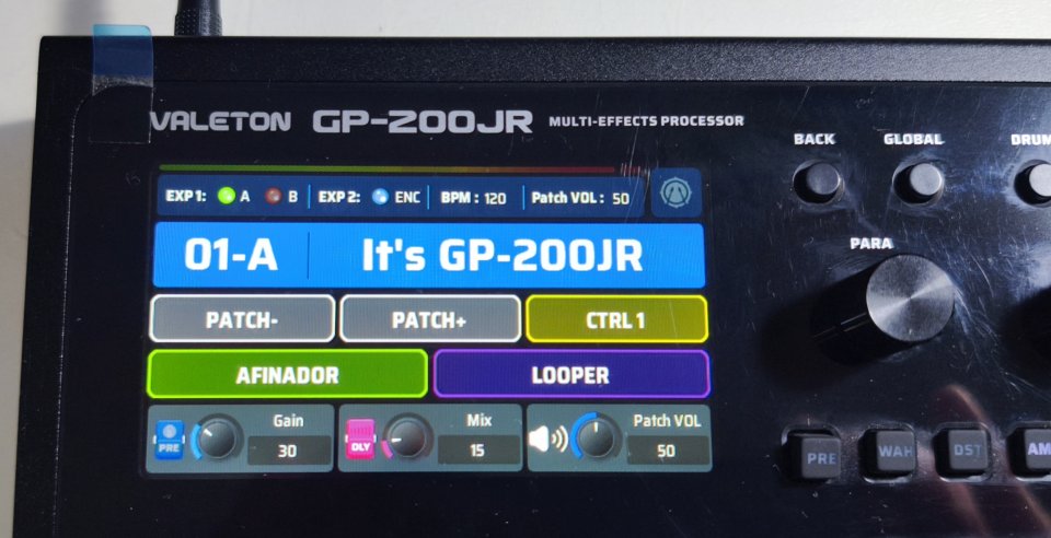 Multiefectos Valeton GP2OO JR de segunda mano · Foto 1 de 9 · Asturias · 199 €