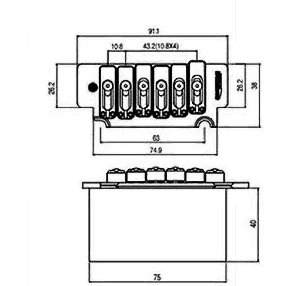 Tremolo Wilkinson WVS50K, nuevo