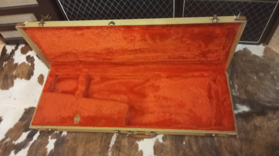 Estuche fender tweed vintage