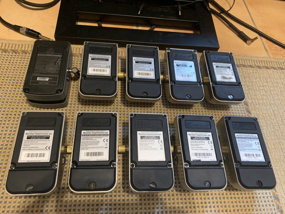 Todos los pedales MARSHALL juntos. OCASION UNICA.