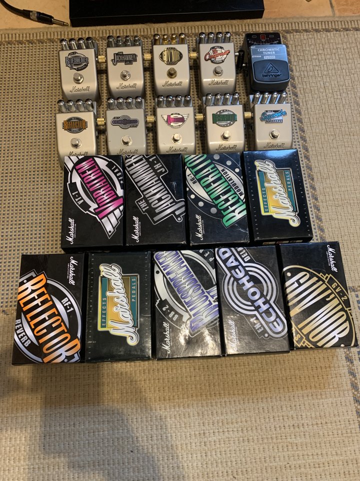 Todos los pedales MARSHALL juntos. OCASION UNICA.