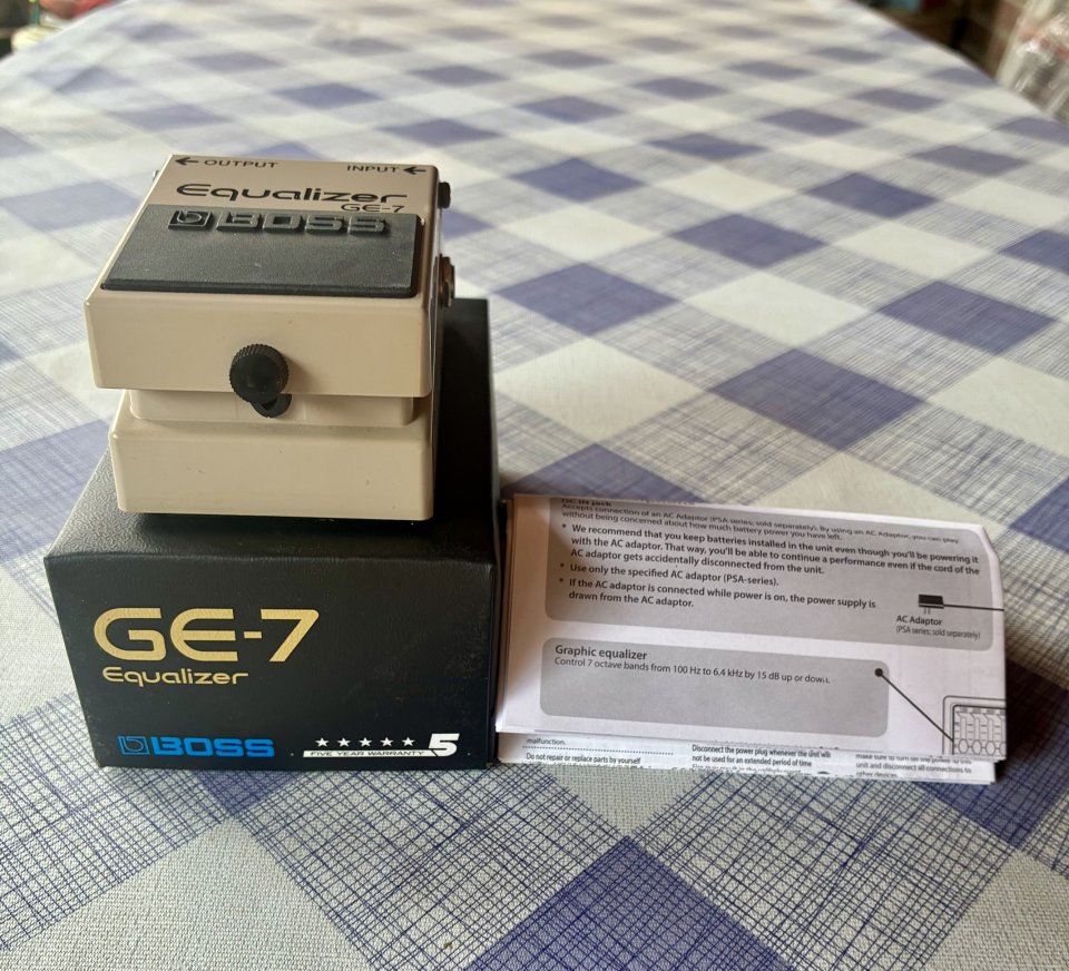 Equalizador BOSS GE-7 de segunda mano · Foto 1 de 4 · Madrid · 90 €