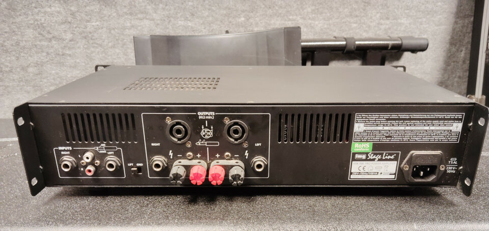 Etapa de potencia y monitores