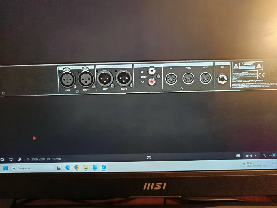 Procesador de efectos Reverberador TC Electronic