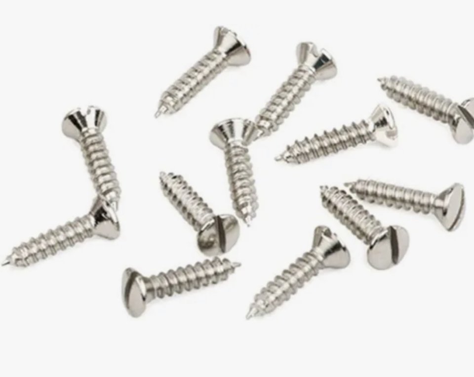 Tornillos de golpeador Fender ranurados