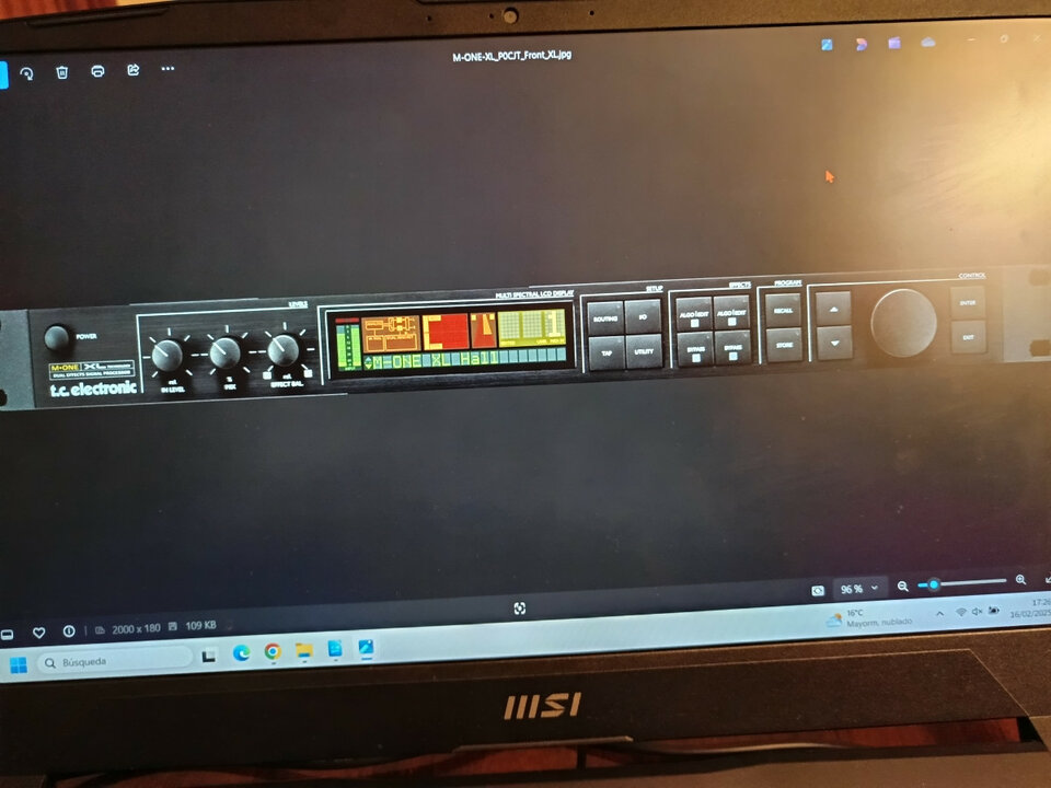 Procesador de efectos Reverberador TC Electronic