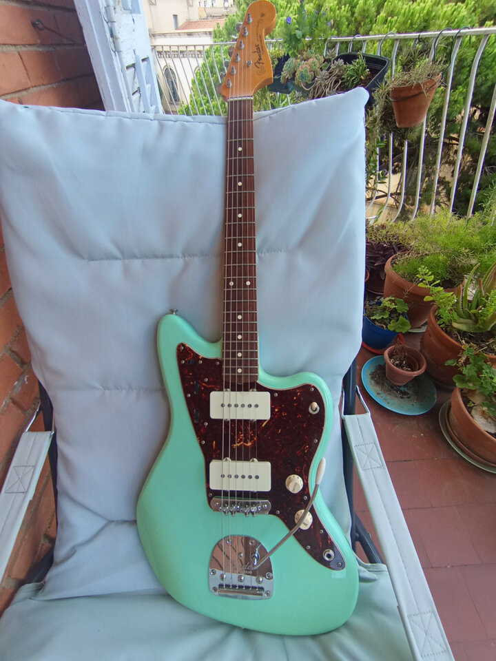 Fender jazzmaster classic 60's seafoam green