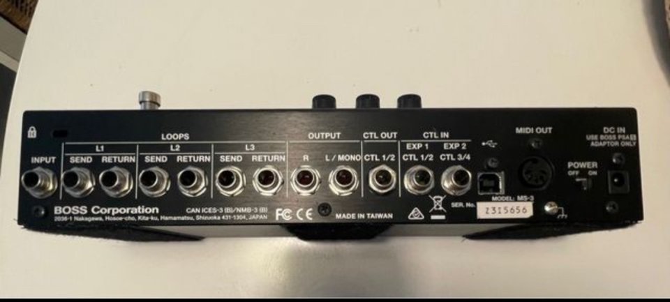 Boss MS-3 Effect-Loop-Switcher de segunda mano · Foto 4 de 4 · Pontevedra · 295 €