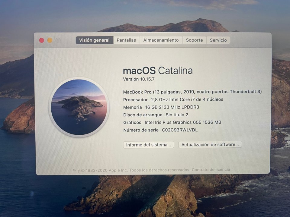 Vendo Macbook Pro 13"