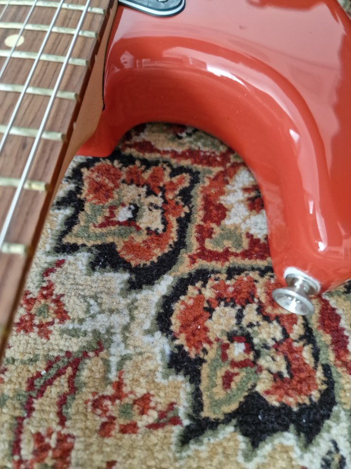 Fender stratocaster player special edition fiesta red