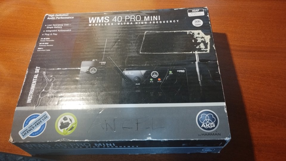 Sistema Inalambrico Guitarra Pilas WMS 40 PRO MINI de segunda mano · Foto 7 de 7 · Badajoz · 75 €