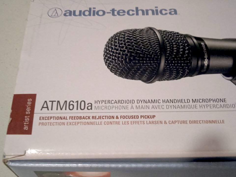 Micrófono Audio Technica ATM 610A Hypercardioid Dynamic