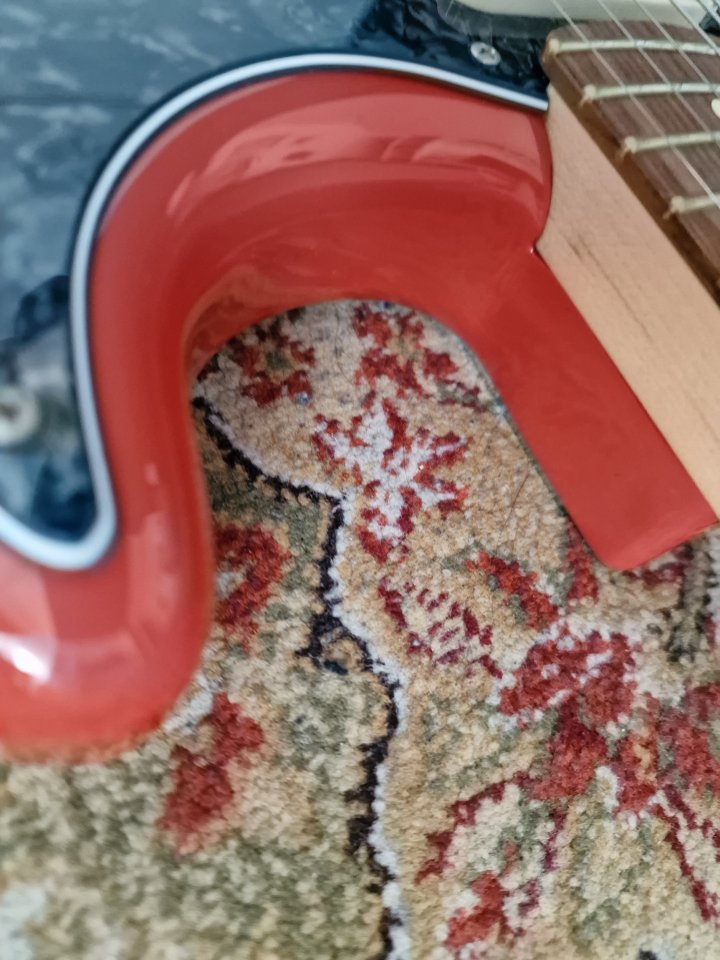 Fender stratocaster player special edition fiesta red