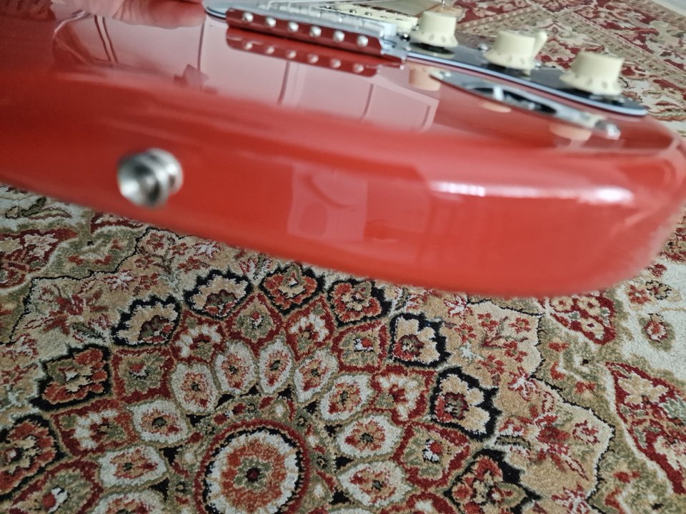 Fender stratocaster player special edition fiesta red