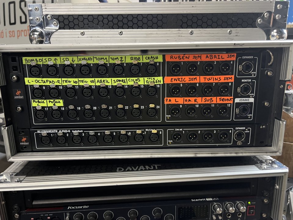 Allen&Heath SQ5 (con flightcase) + Patch 32/16 de segunda mano · Foto 8 de 10 · Alicante · 3100 €