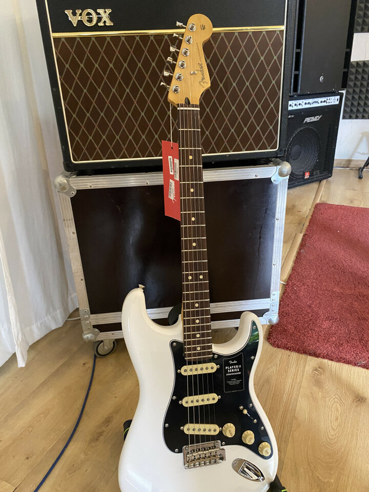 NUEVA A ESTRENAR Fender player 2 stratocaster RW polar white