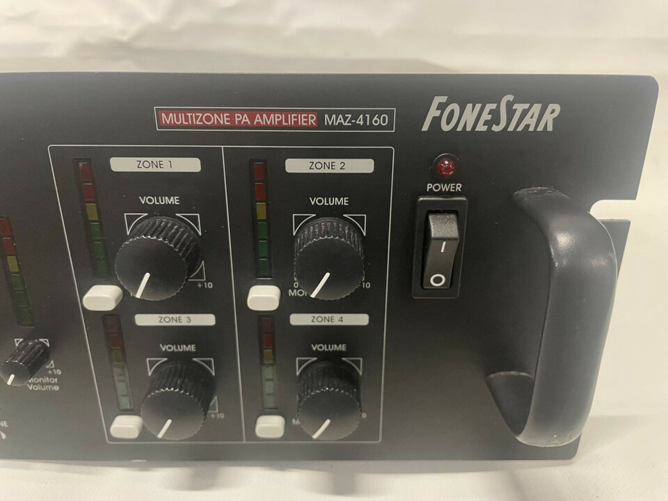 Amplificador multizona de megafonía FONESTAR MAZ-4160