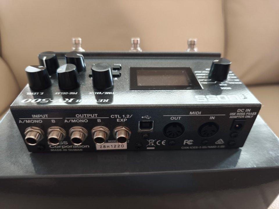 Boss RV-500 Reverb Pedal