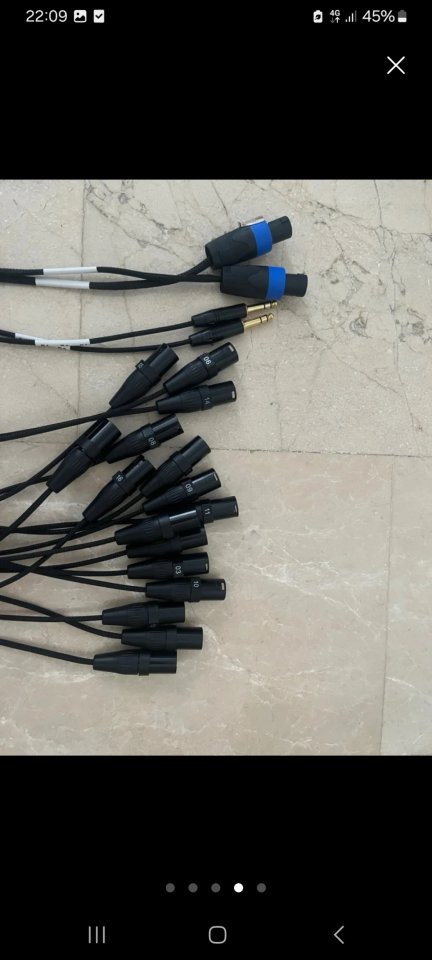 Caja escenario multicore 16/4 canales 30m con fly case