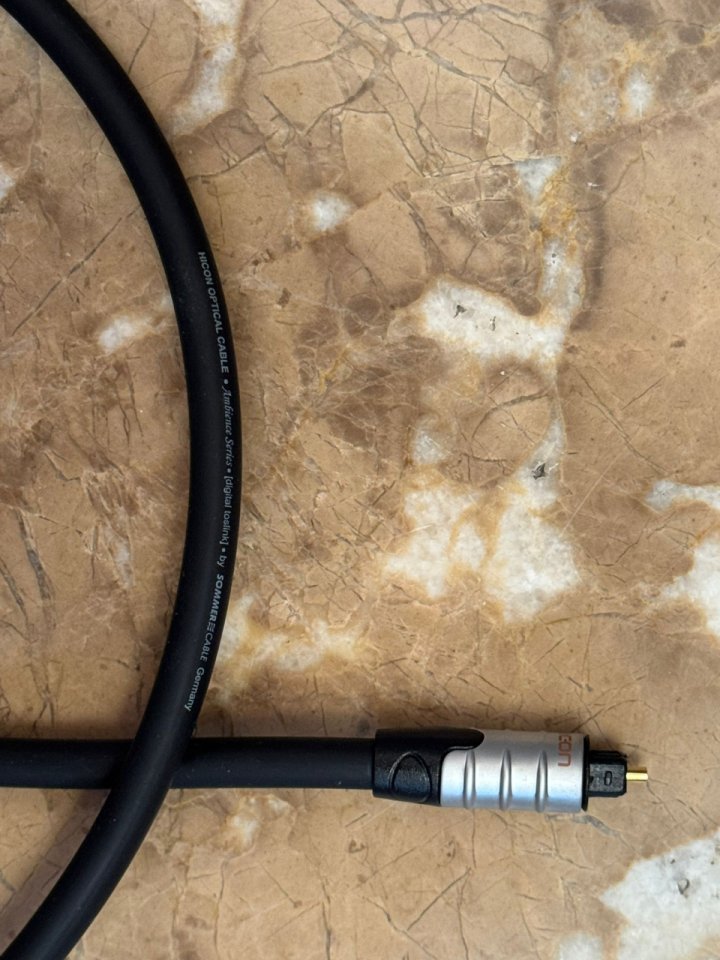 Cable Óptico Sommer Toslink 0,75m