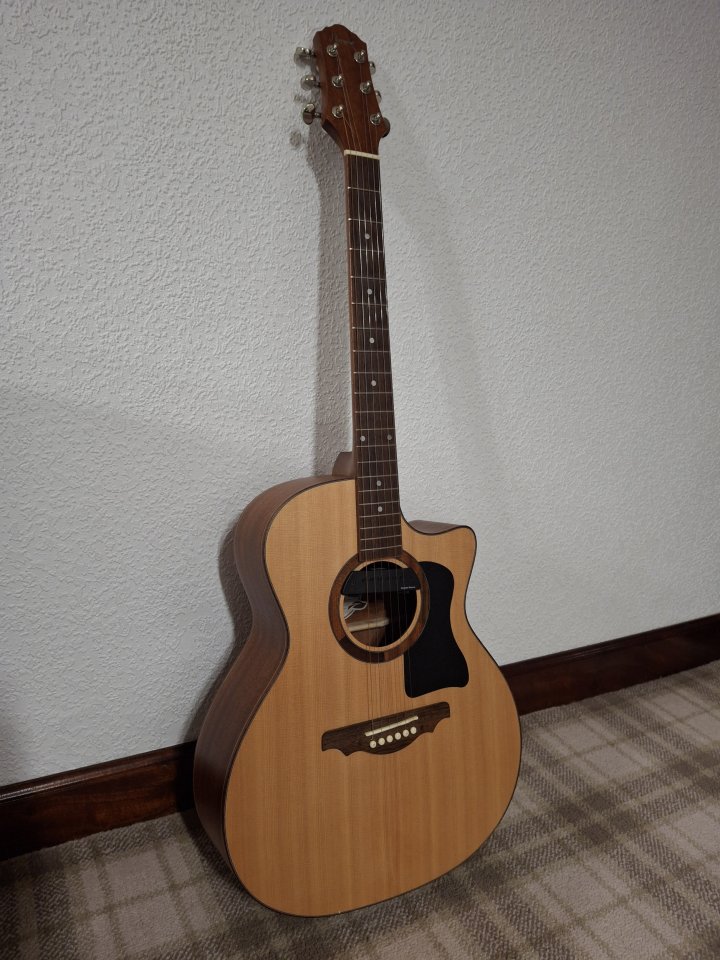 Guitarra electroacústica HartWood Libretto (pastilla SEYMOUR DUNCAN-Magic Mic)