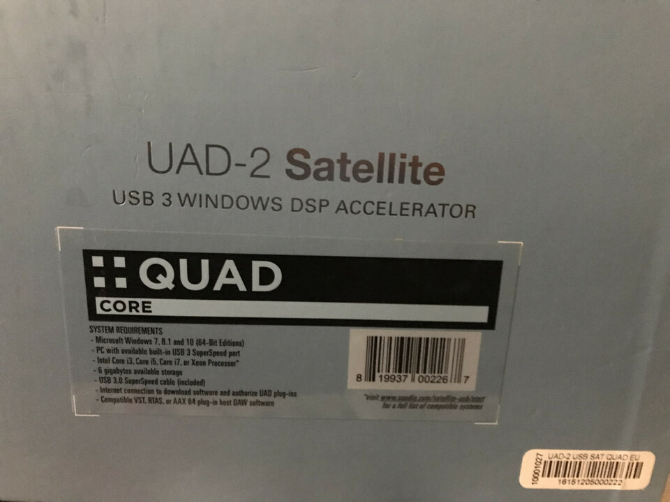 Cambio Universal Audio UAD-2 Satellite USB Quad Core por Apollo Twin de segunda mano · Foto 6 de 8 · Zaragoza · 360 €