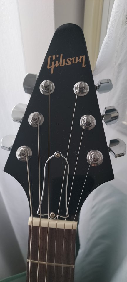 Gibson flying v 80's ebony