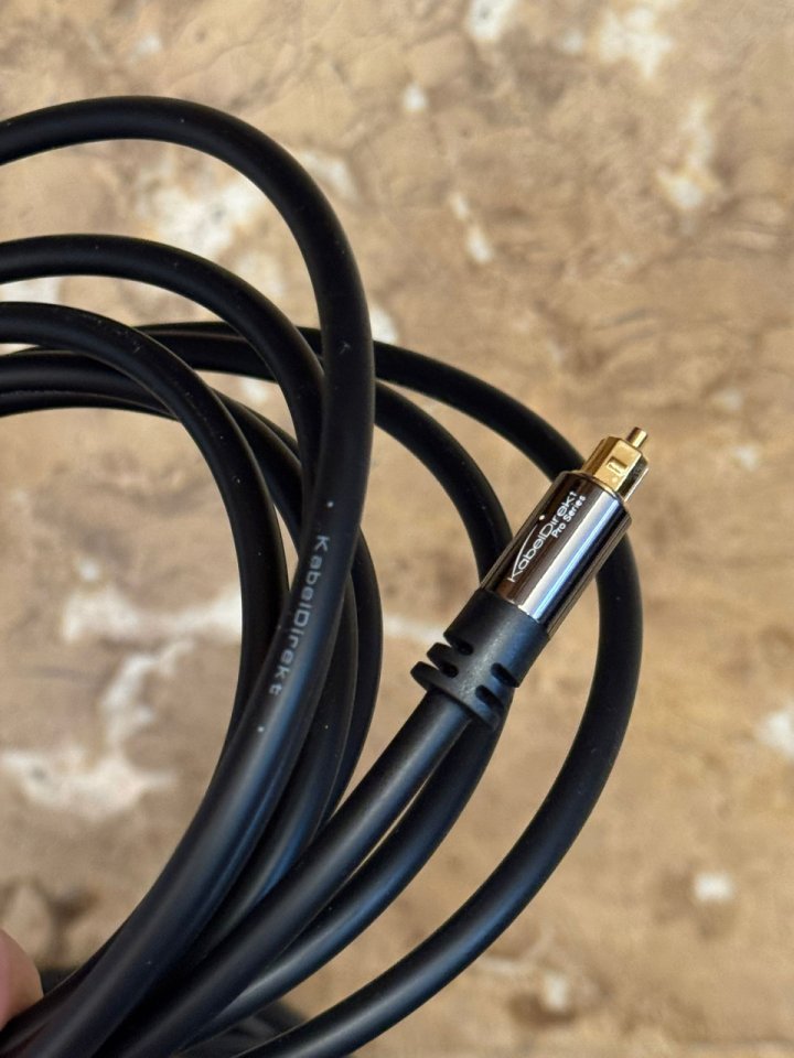 KabelDirekt – 3m Cable Óptico TOSLINK Audio
