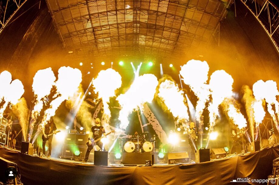 6 Lanzallamas Triple Flame Pro de Maquinas FX.