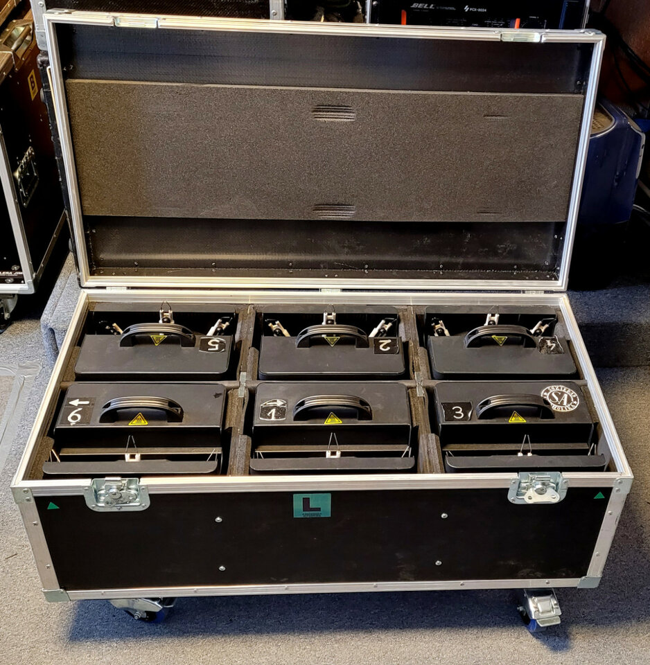 6 Lanzallamas Triple Flame Pro de Maquinas FX.