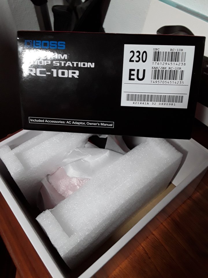 O Cambio looper BOSS RC10R  Como Nuevo