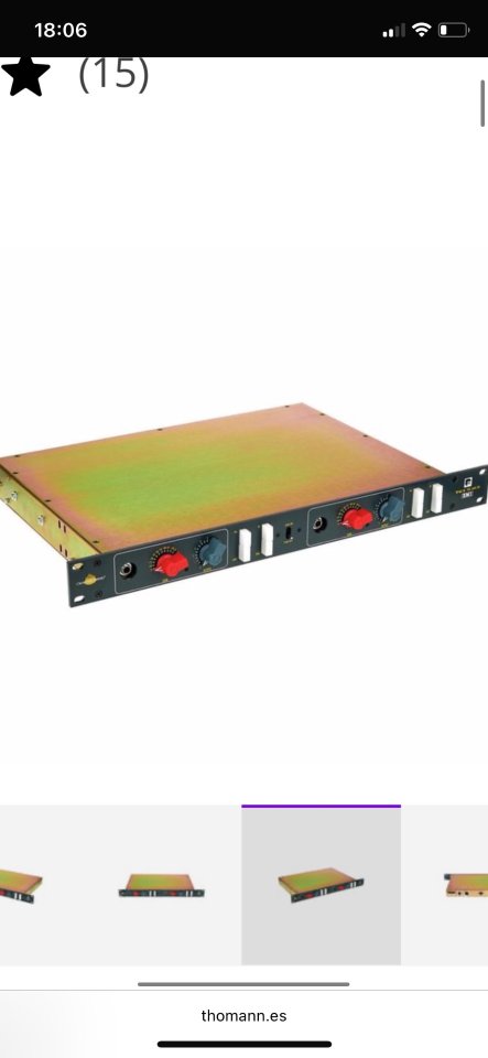 Chandler Limited TG 2 dual mono mic pre de segunda mano · Sevilla