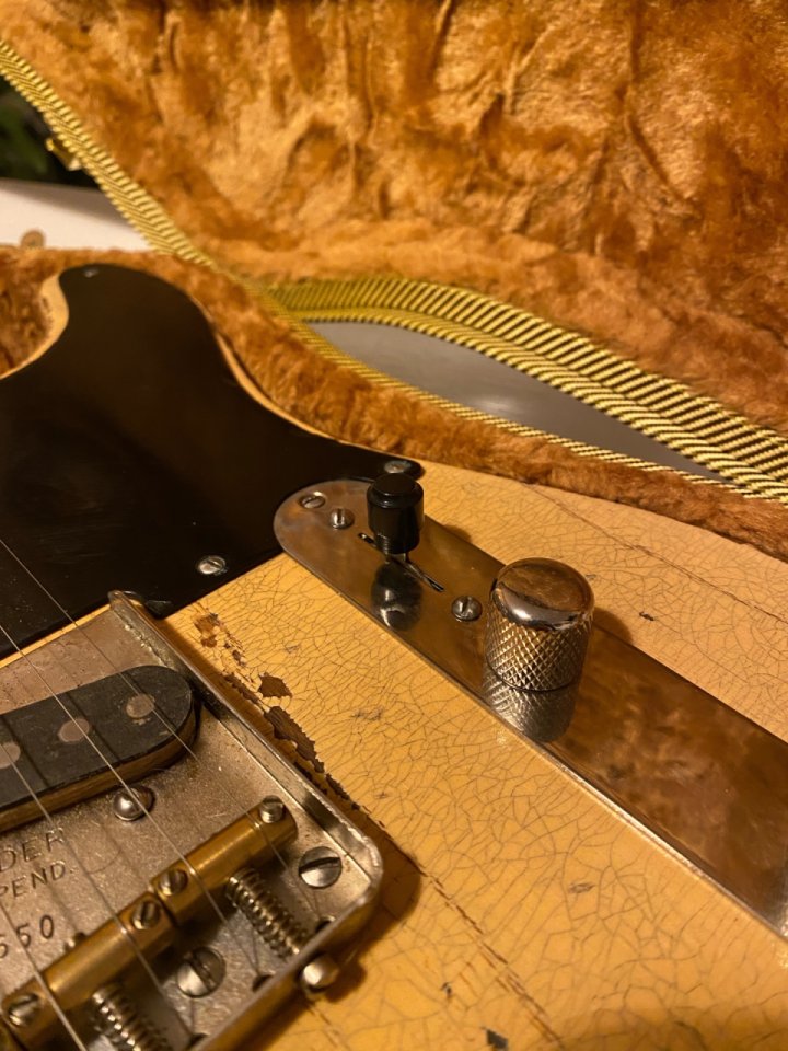 Punta de interruptor Fender Telecaster negro