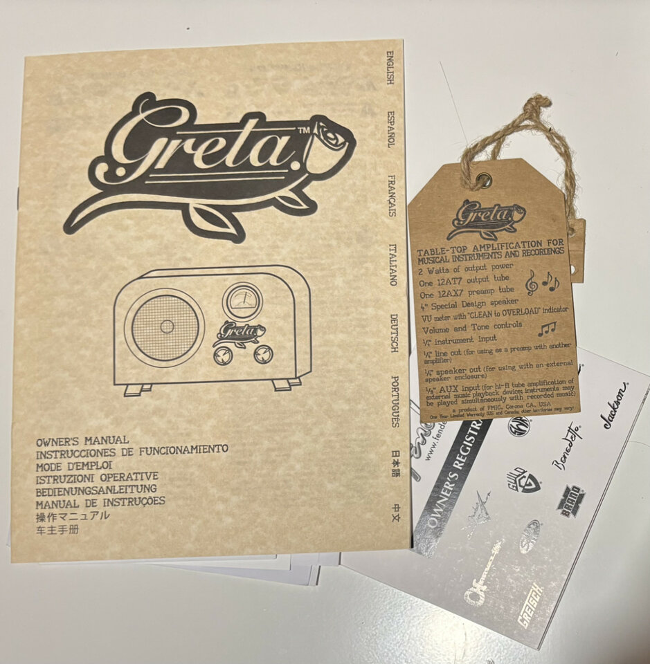Manual de Fender Greta
