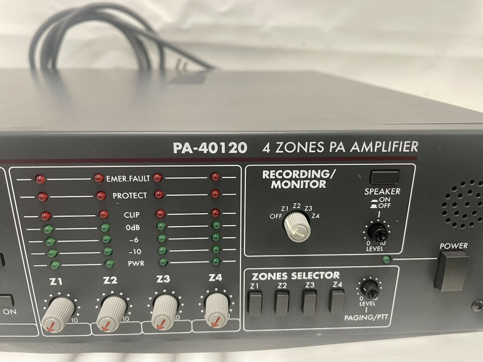 Amplificador de megafonía MONACOR PA-40120
