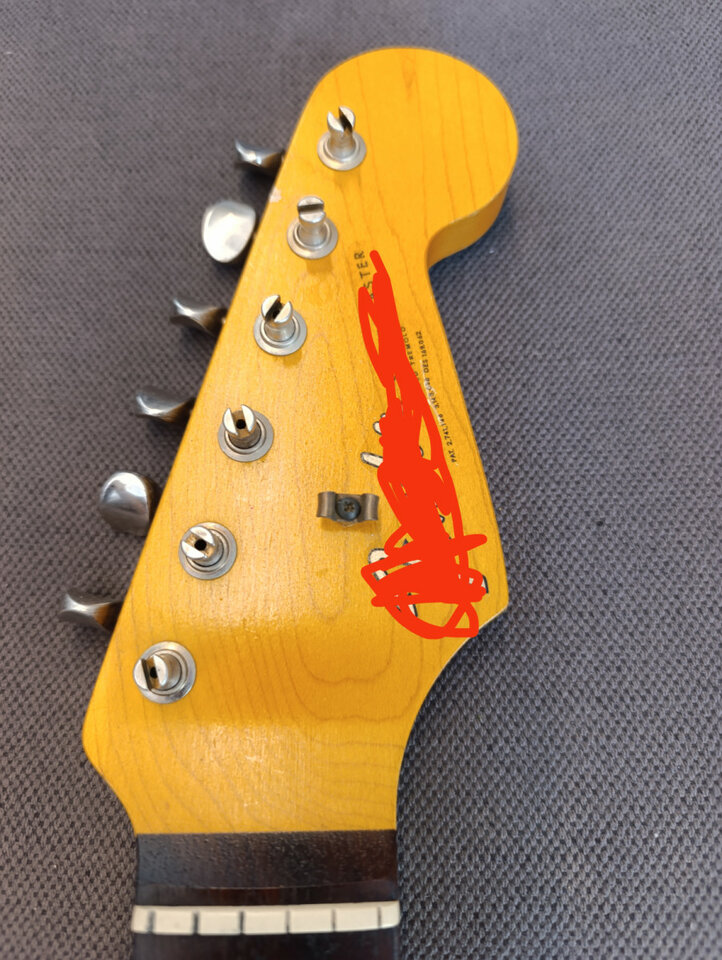 Mástil Stratocaster All Parts Nitro